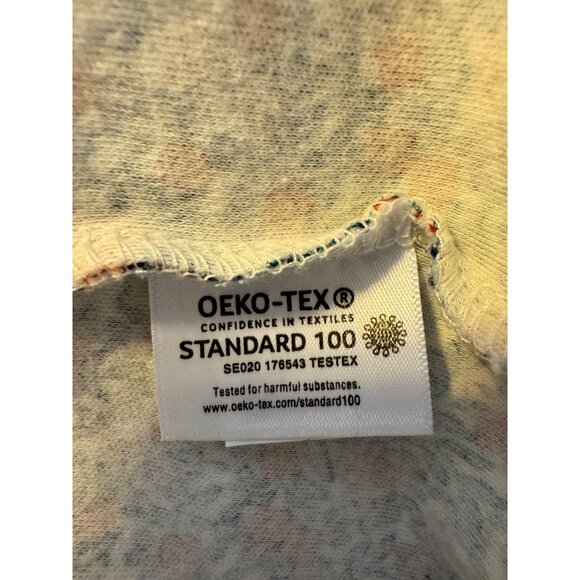 Croft & Barrow Floral Print Size Small 3/4 Sleeve Knit Top EUC Boat Neck - Picture 5 of 7